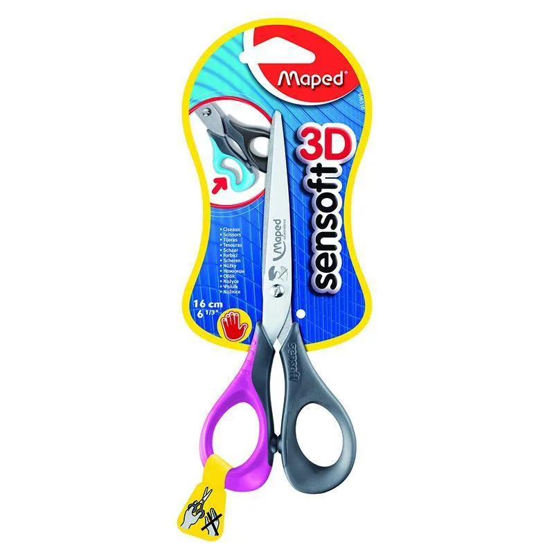 (12 Ea) 6.5 In Sensoft Scissors Left