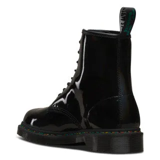 1460 Black Rainbow Patent Lace Up Boot