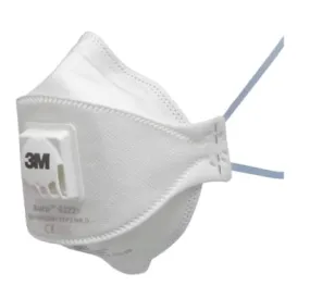 3M Aura Flat Fold Particulate Respirator Mask Ffp2V (Pack Of 10) - 9322