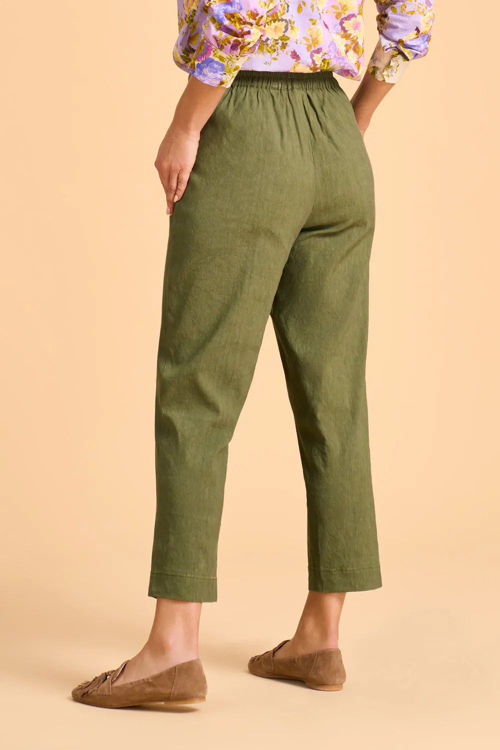 7/8 Tapered Pant - Olive