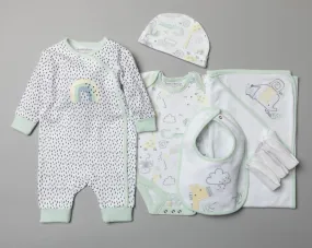 8 Piece Organic Layette Gift Set (Nb-6 Months)-T20469