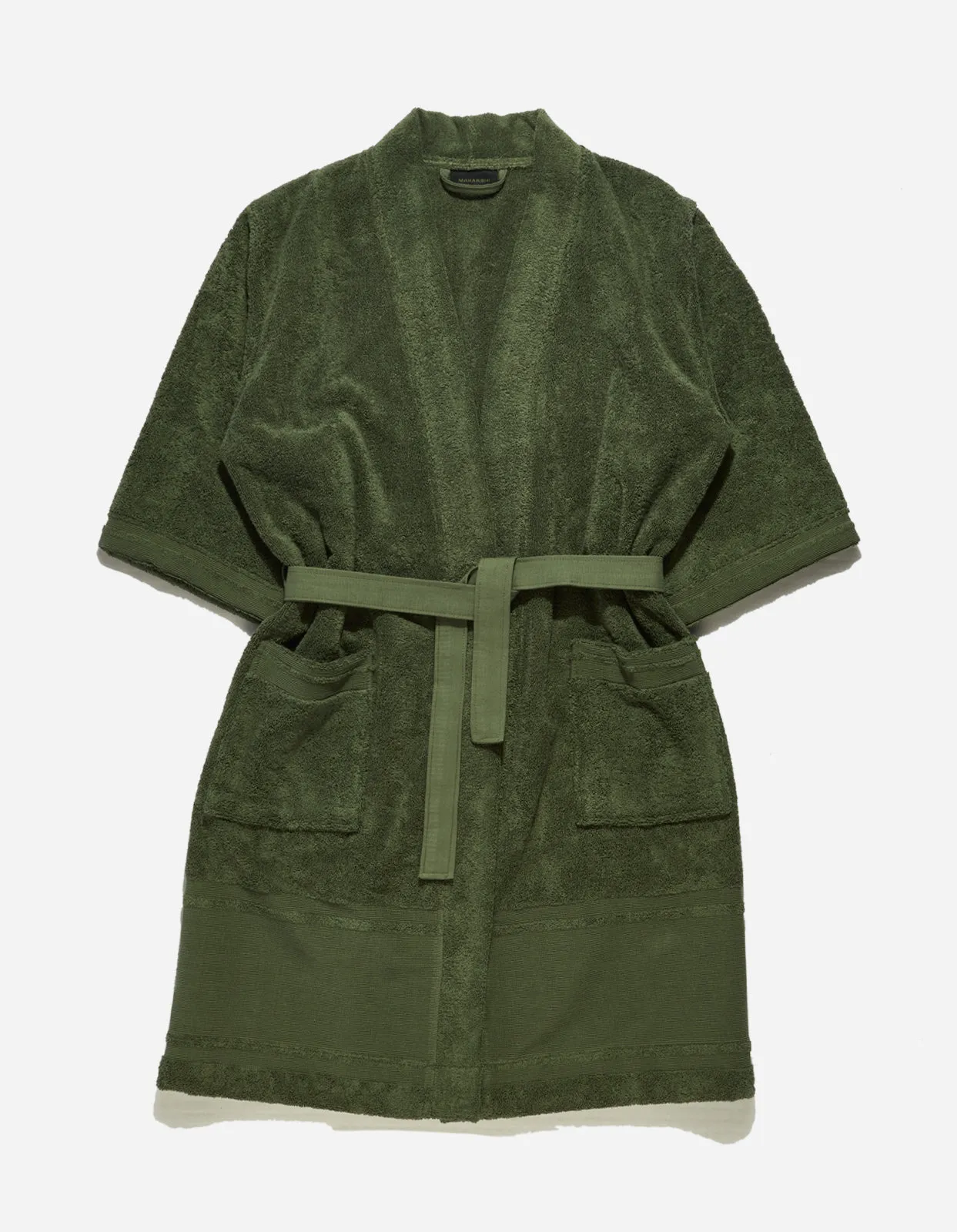 9872 Kimono Robe · Organic Cotton 700 Olive