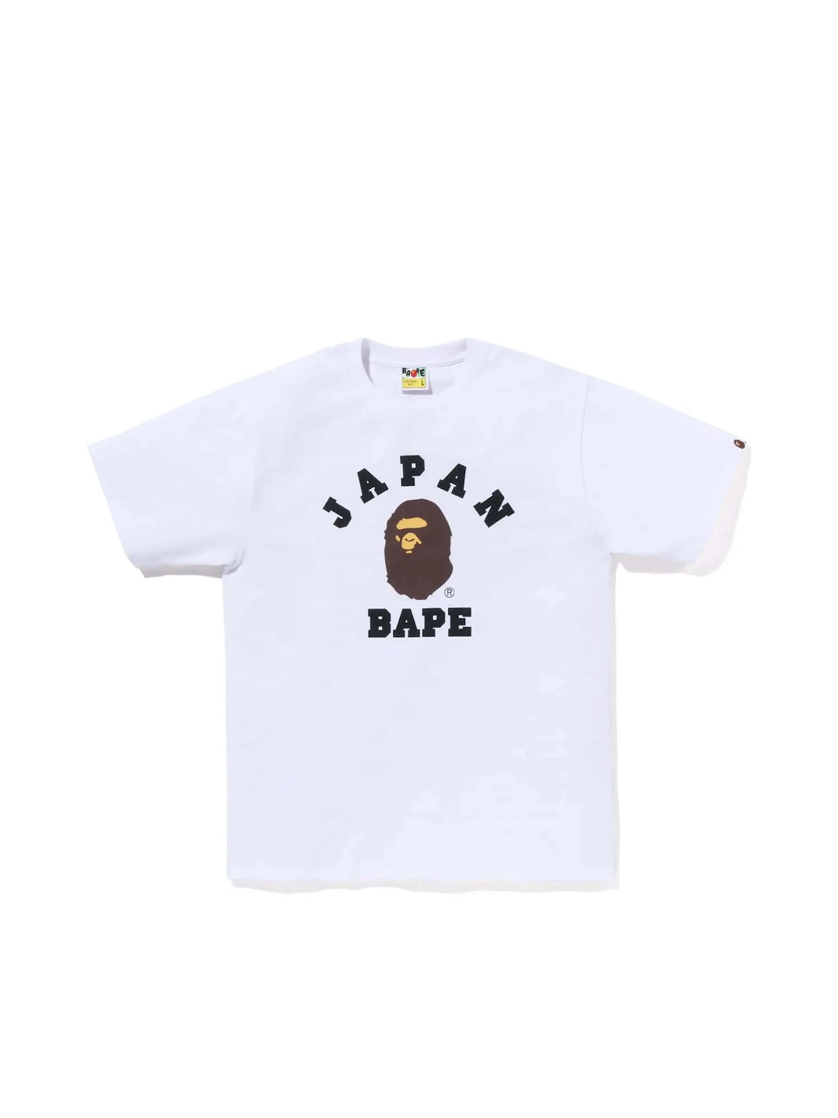 A Bathing Ape Japan College City Tee White