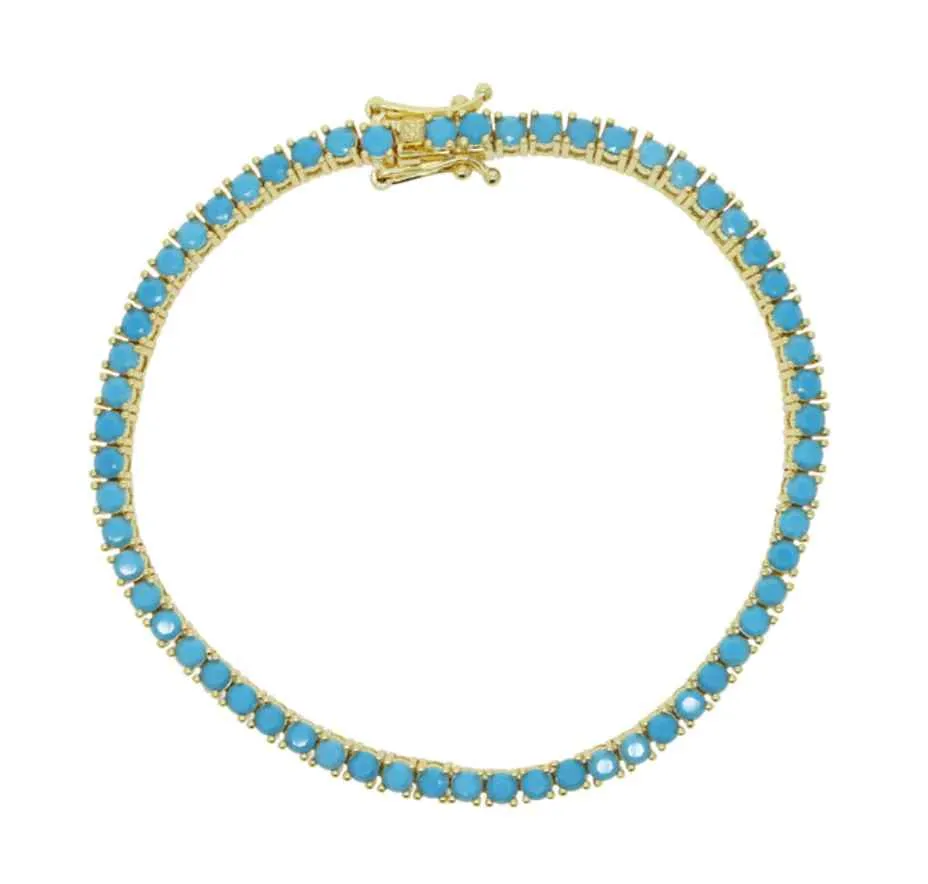 AC Turquoise Tennis Bracelet