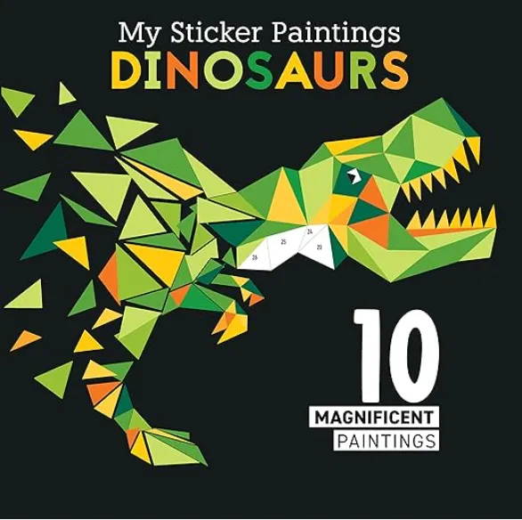 Activity Book | My Sticker Paintings: Dinosaurs