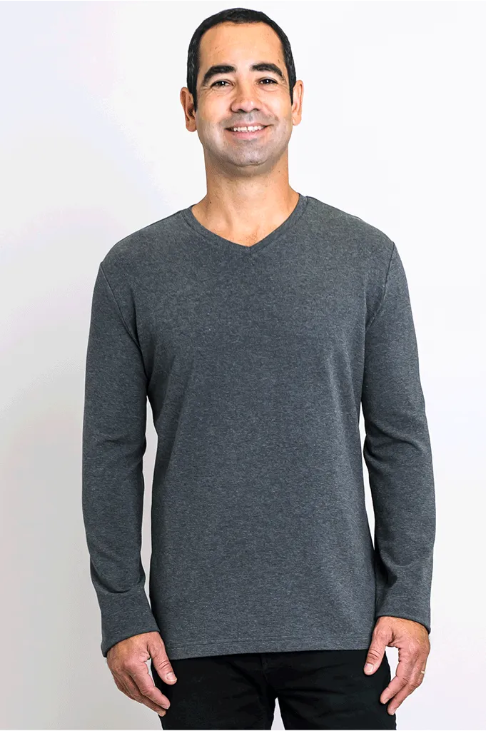 Adam Long Sleeve, Graphite, Bamboo