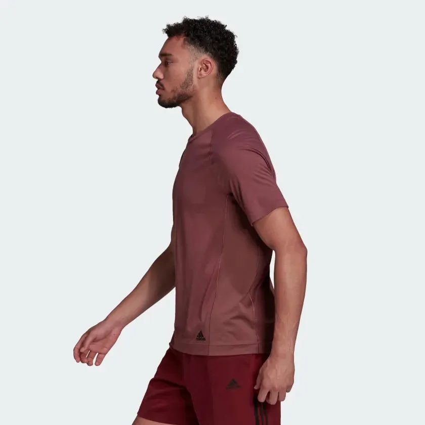 Adidas Men's Yoga Training Tshirt -Maroon