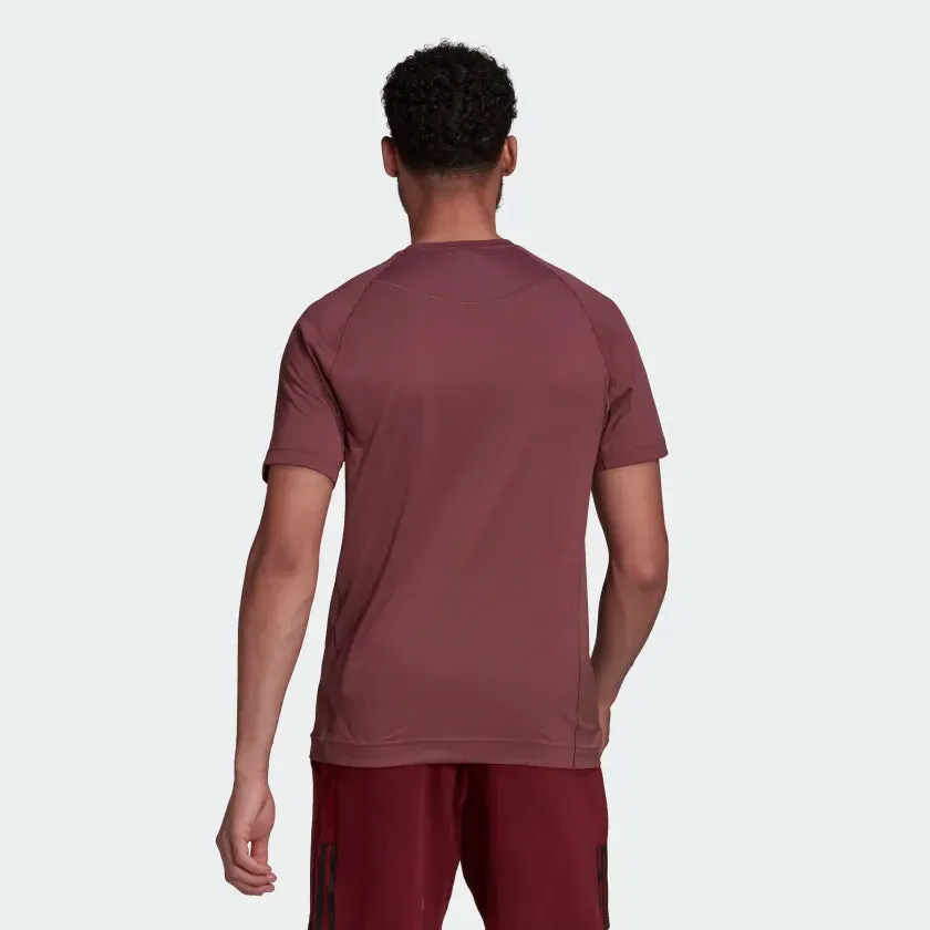 Adidas Men's Yoga Training Tshirt -Maroon