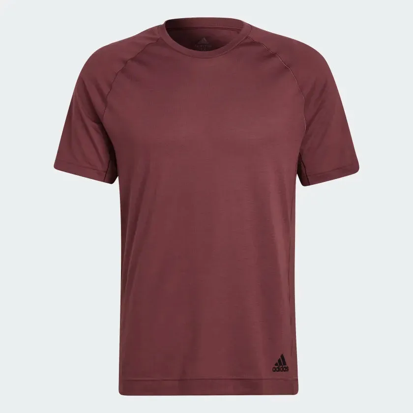 Adidas Men's Yoga Training Tshirt -Maroon