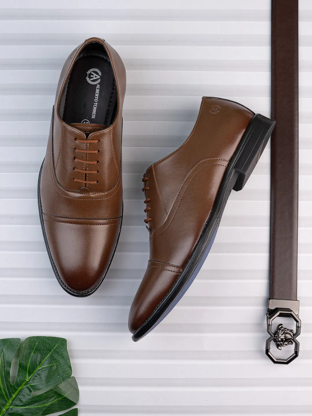 Alberto Torresi Tan Synthetic formal Shoes