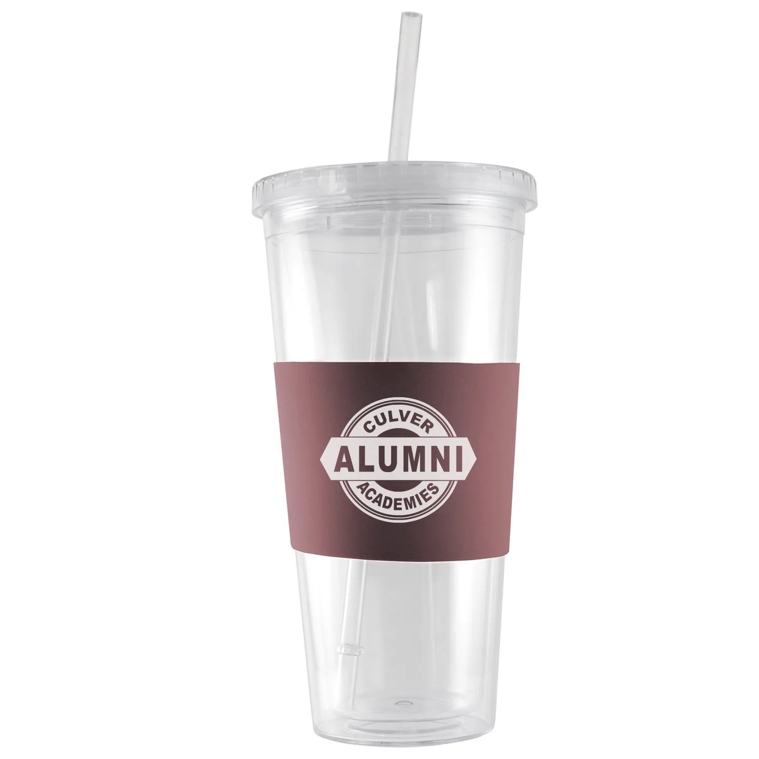 Alumni Engraved Silicone Sleeve Acrylic Tumbler - 24oz