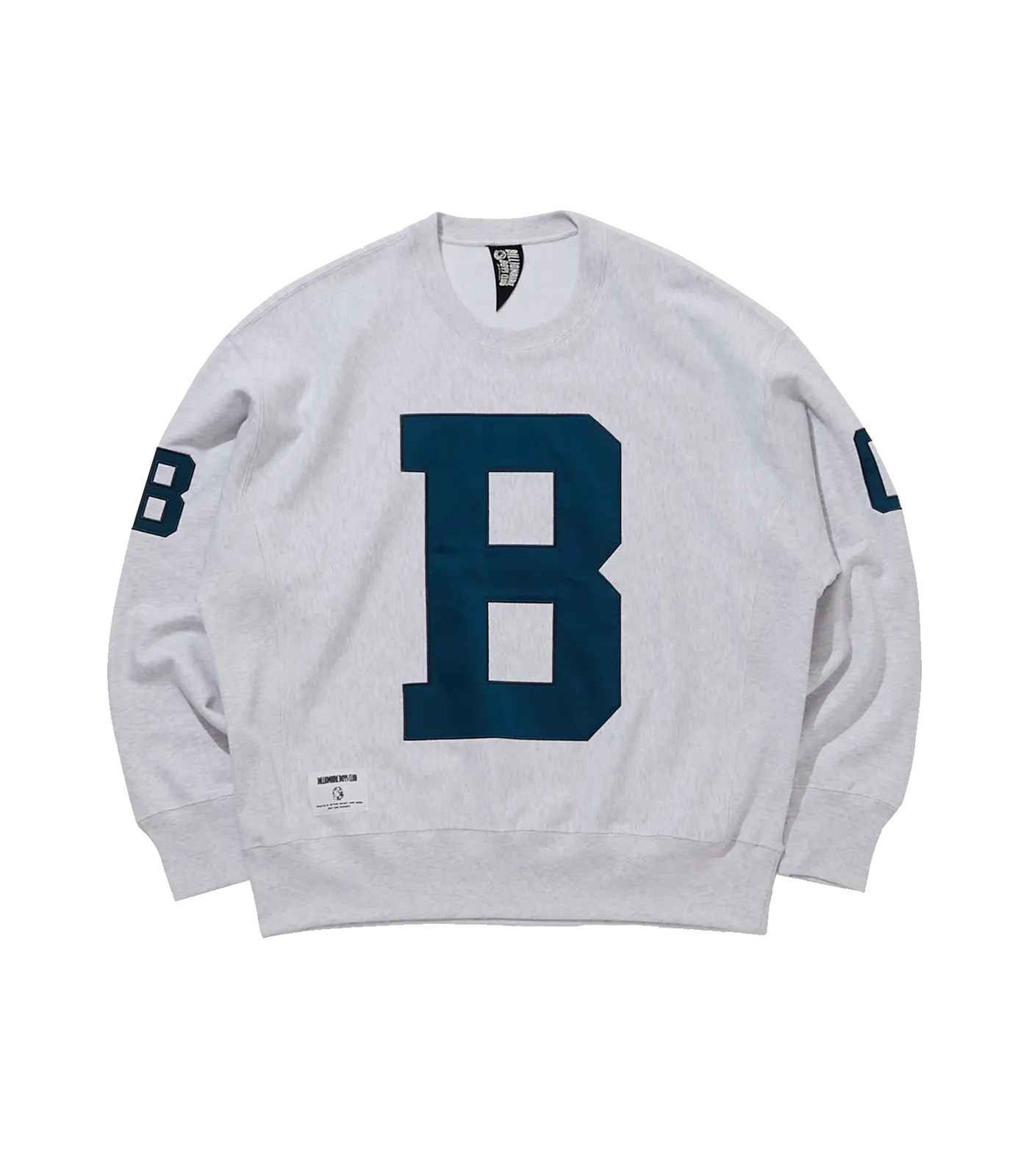 APPLIQUE LOGO SWEATSHIRT 'B' - ASH GREY