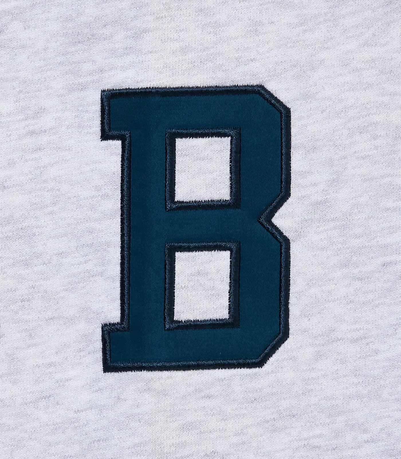 APPLIQUE LOGO SWEATSHIRT 'B' - ASH GREY