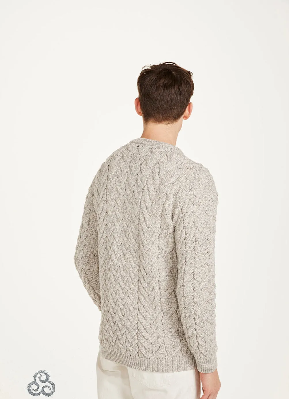 Aran - Unisex Crew Neck Sweater - Oat