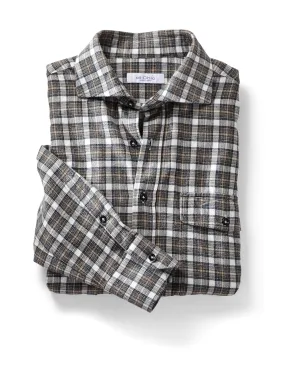 Ash Plaid Flannel Shirt