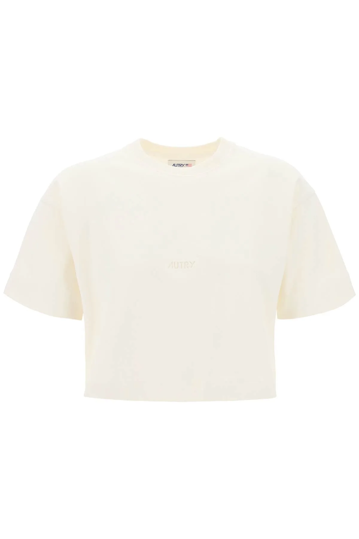 AUTRY boxy t-shirt with debossed logo