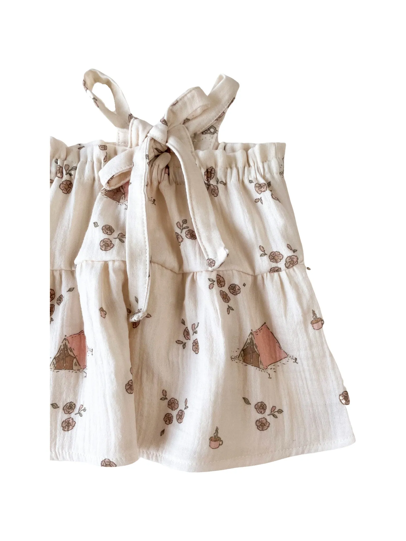 Baby muslin dress / boho camp - girls