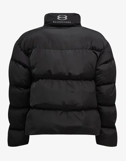 Balenciaga Black Unity Sports Icon Puffer Jacket