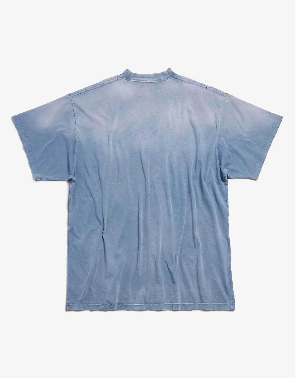 Balenciaga Blue Paris Moon Oversized T-Shirt