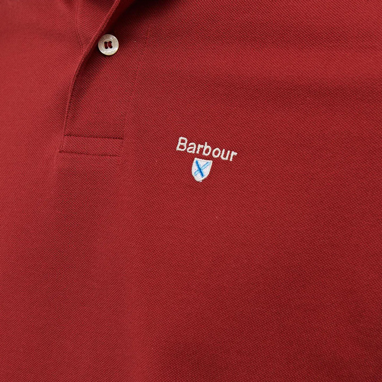 Barbour Lynton Polo Shirt Wine