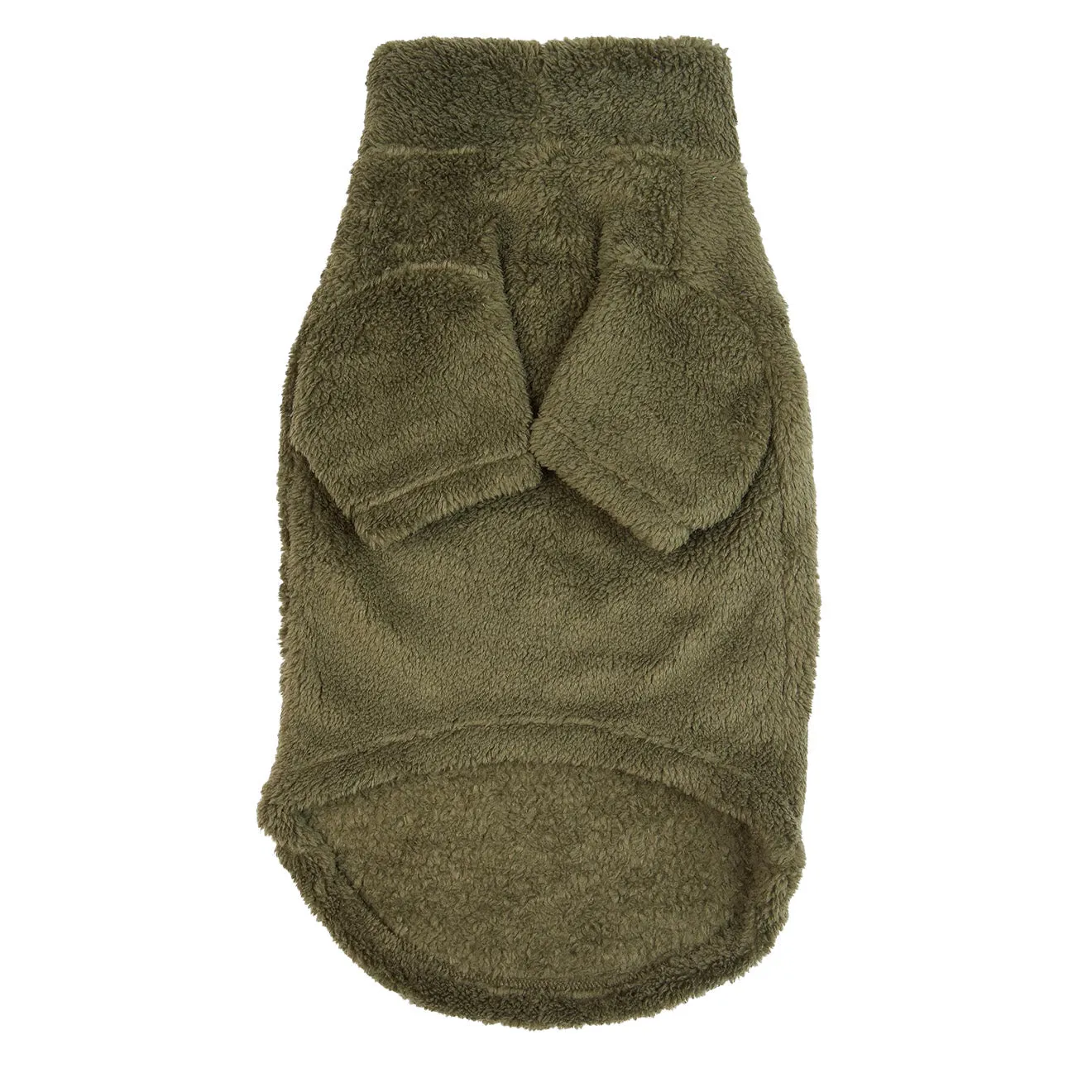 Barbour Teddy Dog Fleece Jumper Olive