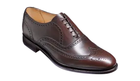 Barker Malton Full Wing Brogue Shoe- Expresso Calf