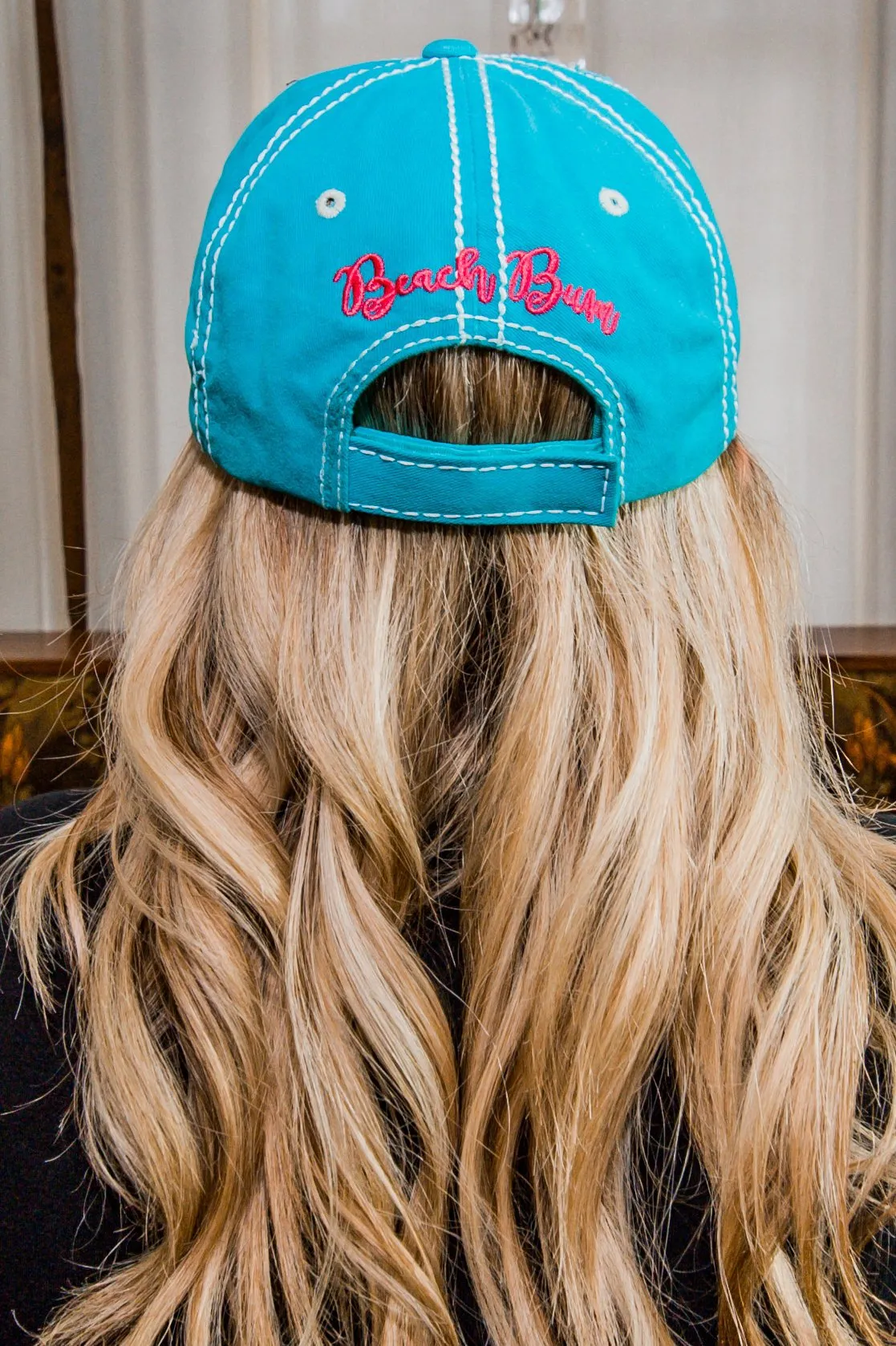 Beach Bum Turquoise  Hat