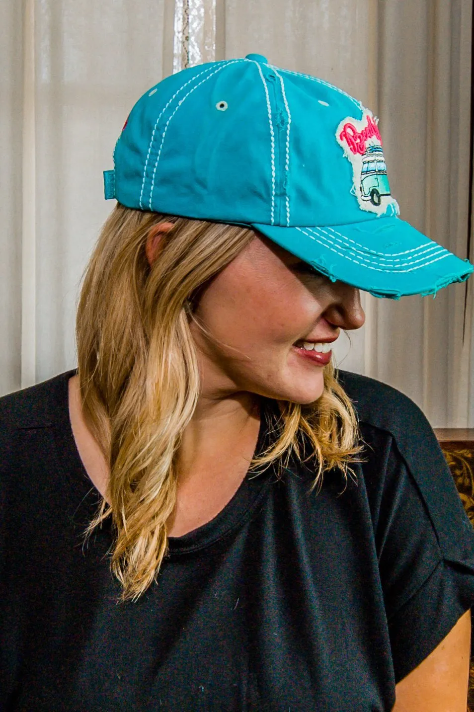 Beach Bum Turquoise  Hat