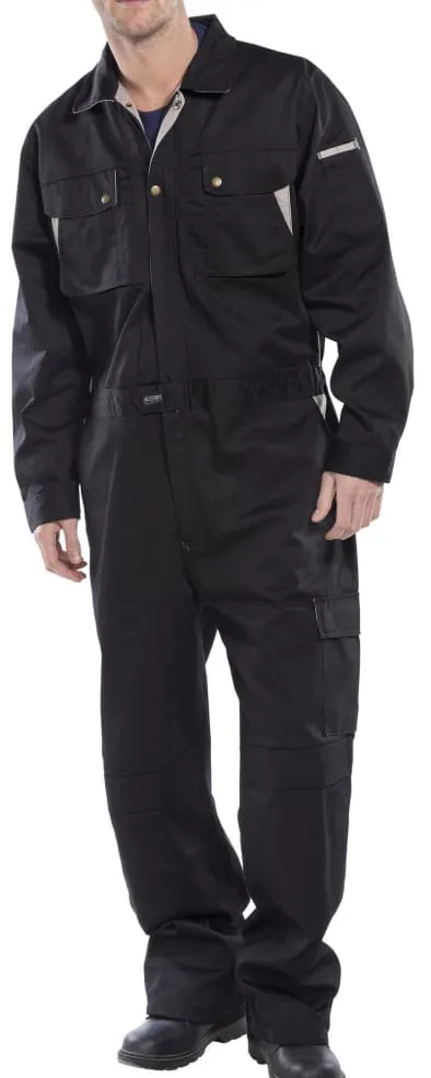 Beeswift Premium Hardwearing Coverall/Boiler Suit/ Overall with Kneepad Pockets - Cpc