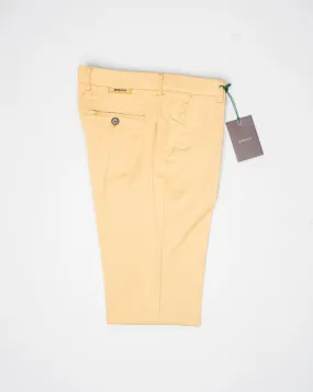 Berwich Morello Garment Dyed Cotton & Silk Chinos / Deserto