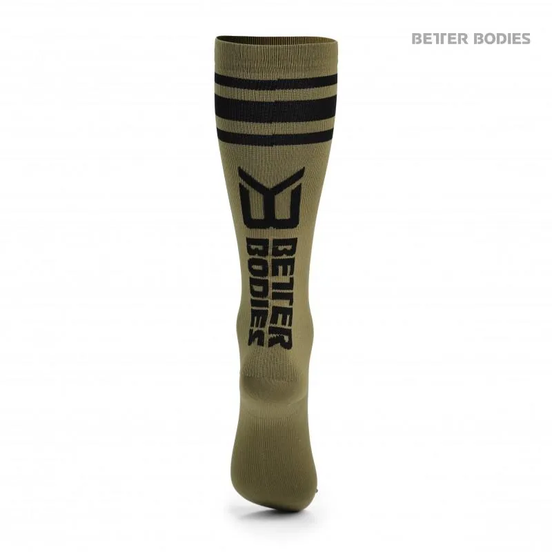 Better Bodies Knee Socks - Military Green