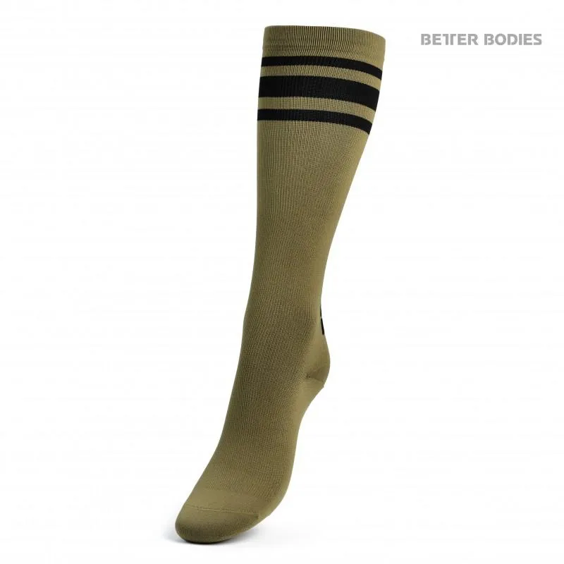 Better Bodies Knee Socks - Military Green