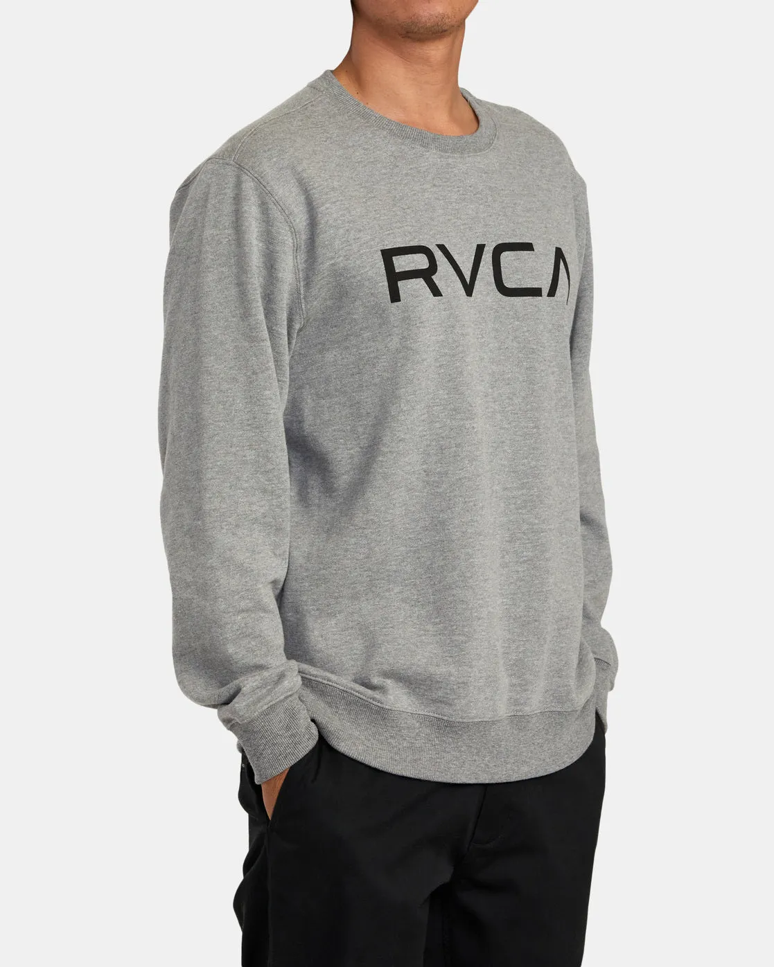 Big RVCA Crewneck Sweatshirt - Athletic Heather