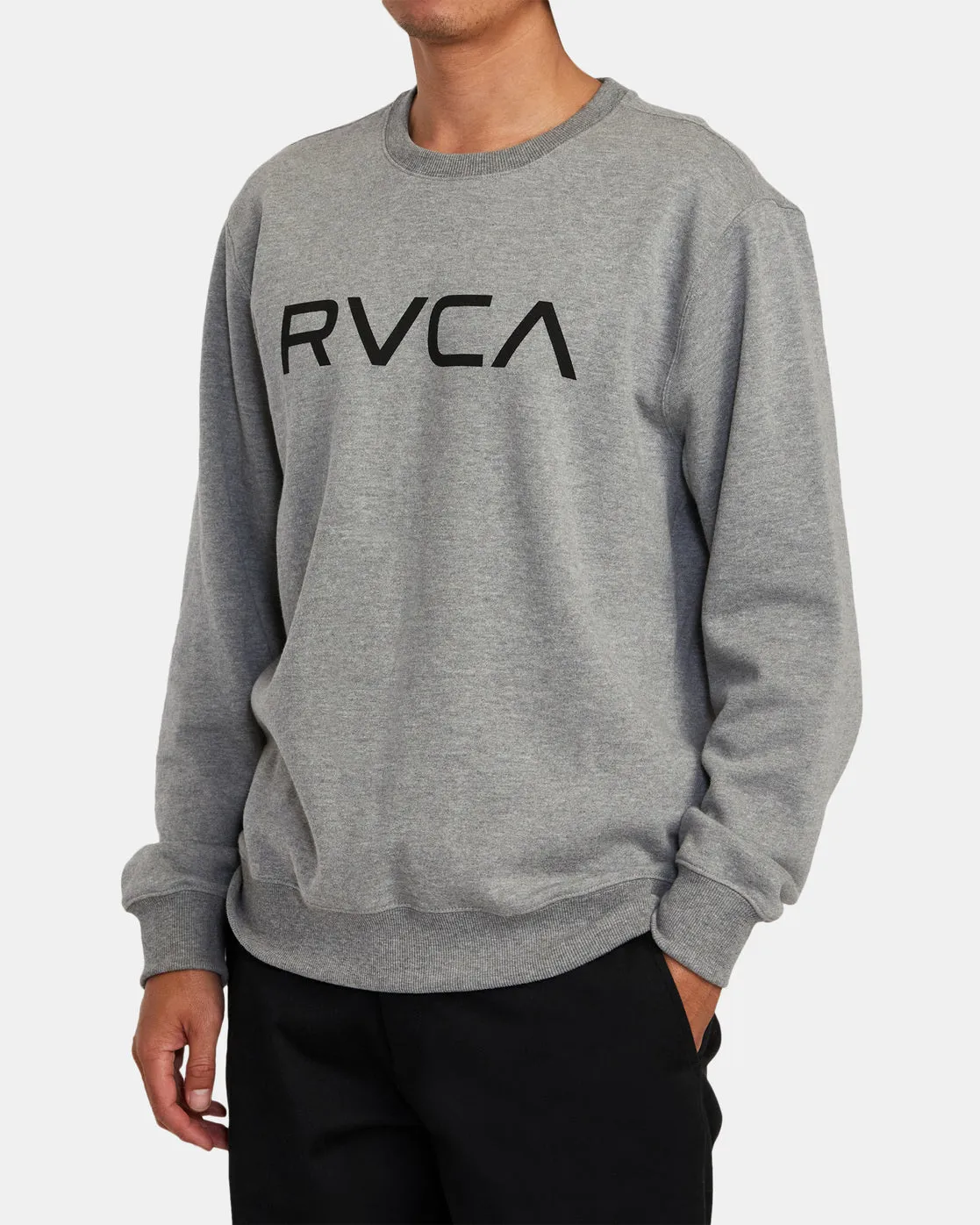 Big RVCA Crewneck Sweatshirt - Athletic Heather