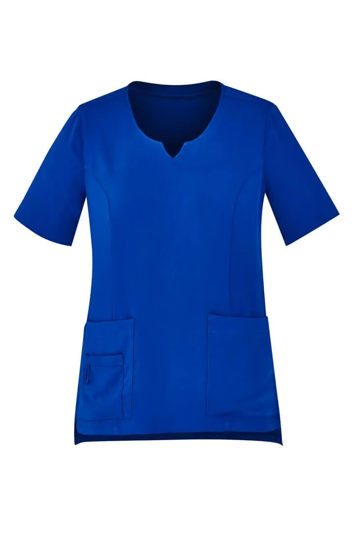 Biz Care Womens Avery Round Neck Scrub Top (CST942LS)