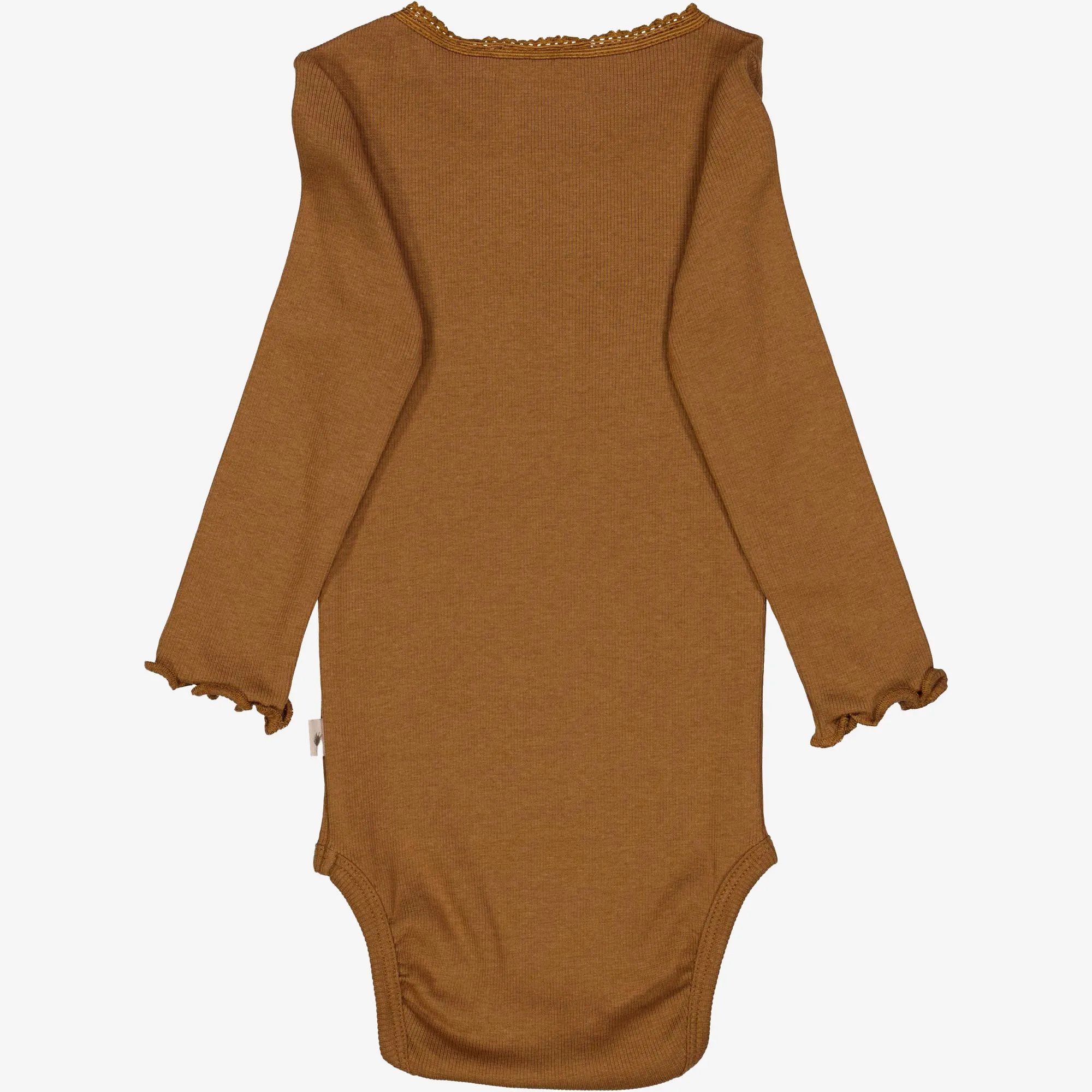 Body Rib Lace LS - caramel