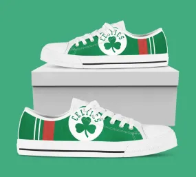 Boston Celtics Custom Lowtop, Basketball Custom Shoes, Sport Lowtop, Canvas Shoes, Canvas Lowtop, Unisex Shoes, Gift Birthday