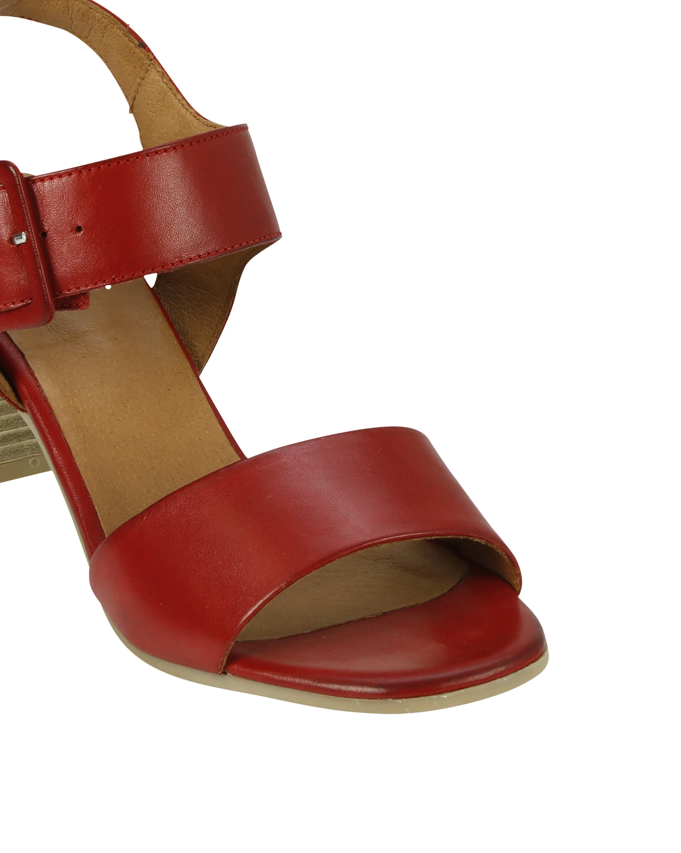 Bousie Leather Ankle Strap Sandals