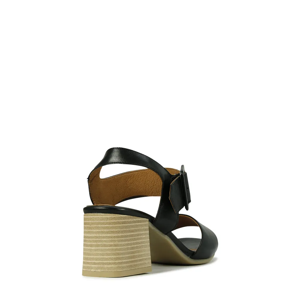 Bousie Leather Ankle Strap Sandals