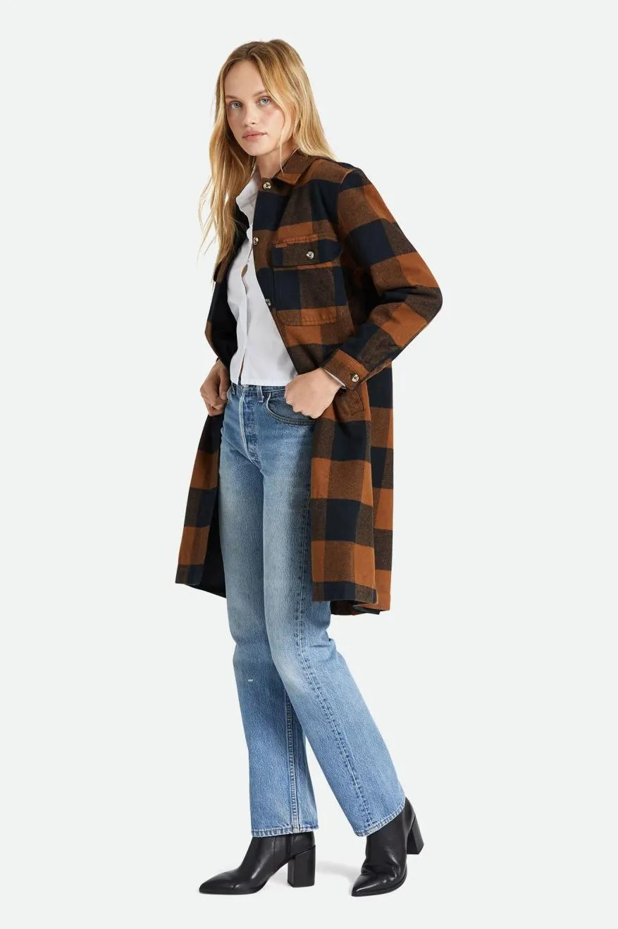 Bowery Women's Long Jacket - Bison