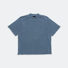 Boxy Tee - Steel Blue