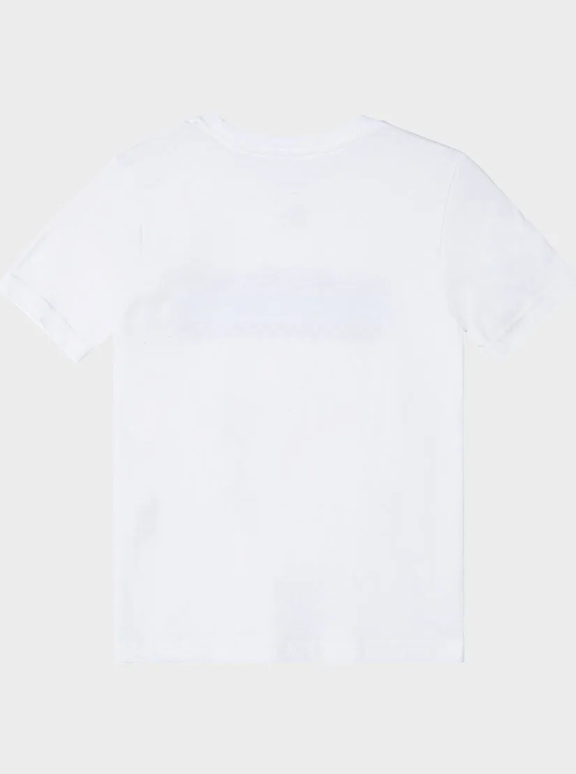 Boys 8-16 Omni Check Turn T-Shirt - White