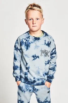 Boys Sweatshirt Munster Kids MK Crew - Mid Blue Dye