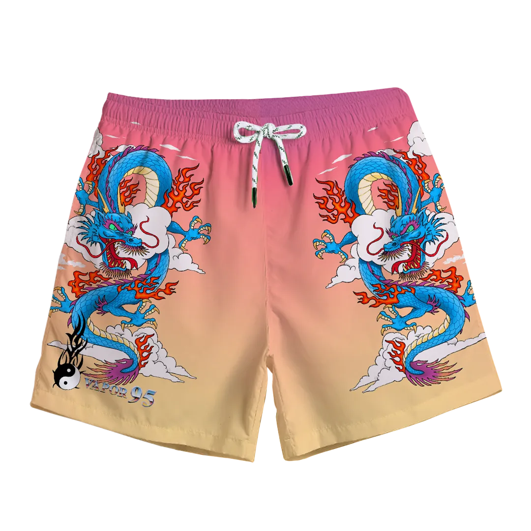 Breathing Fire Swim Trunks