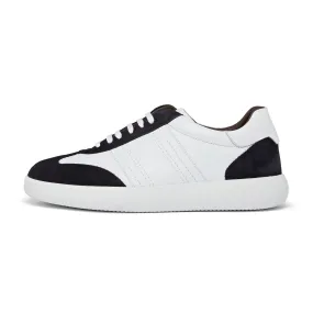 Brioni White Low Top Trainer (Navy/White)