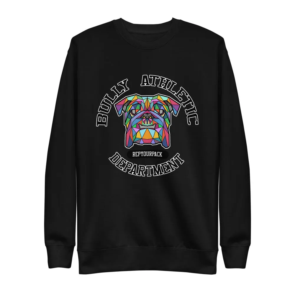 Bulldog Athletic Dept Polygon Colour Unisex Fleece Pullover