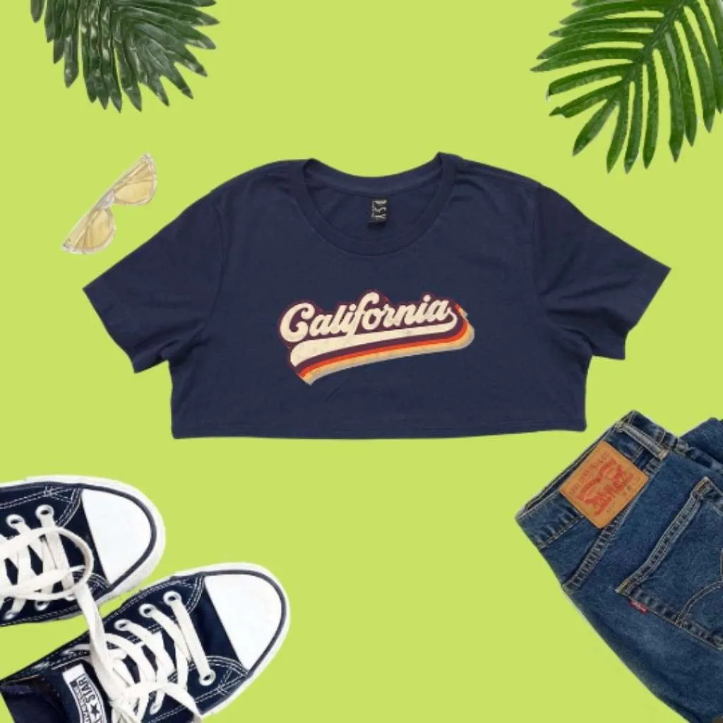 California Retro Underboob Tee