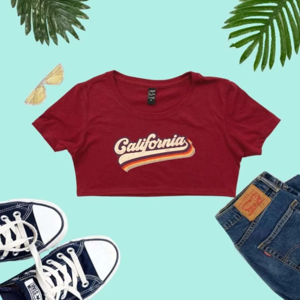 California Retro Underboob Tee