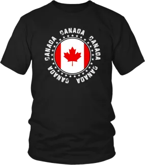 Canadian Spirit T-shirt - Canadian Flag Spirit Tee