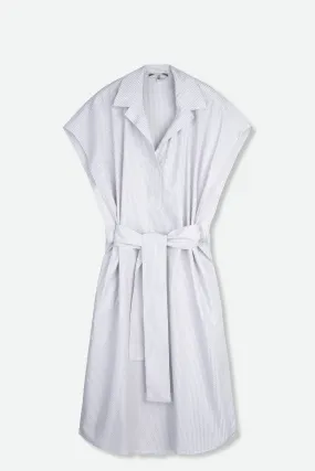 CAP SLEEVE JAMIE DRESS IN COTTON POPLIN